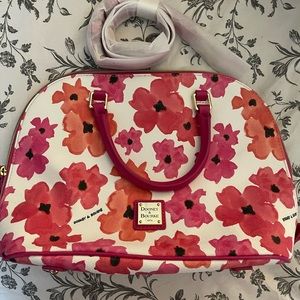 Dooney & Bourke Bloom Floral Satchel NEW!! Comes with shoulder strap